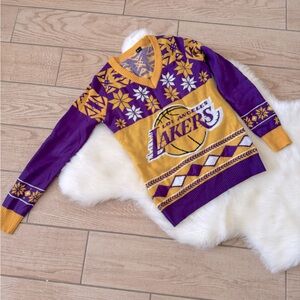 NWOT Lakers Christmas Sweater by Klew